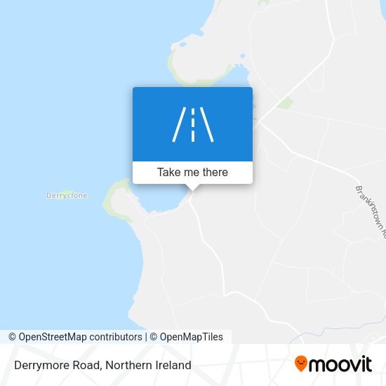 Derrymore Road map