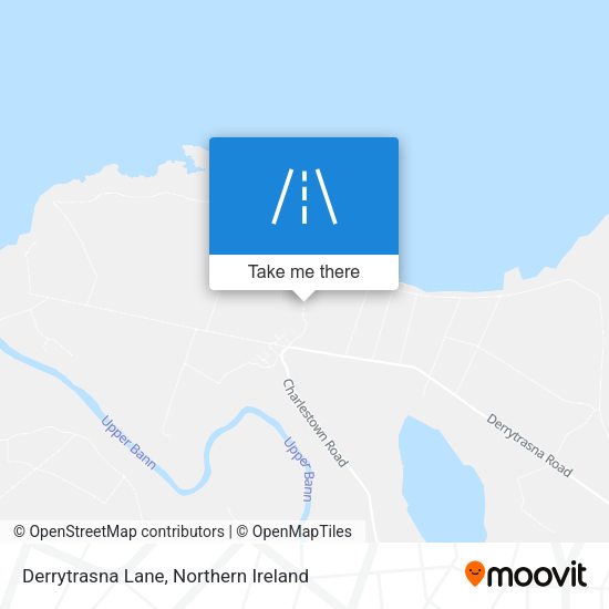 Derrytrasna Lane map