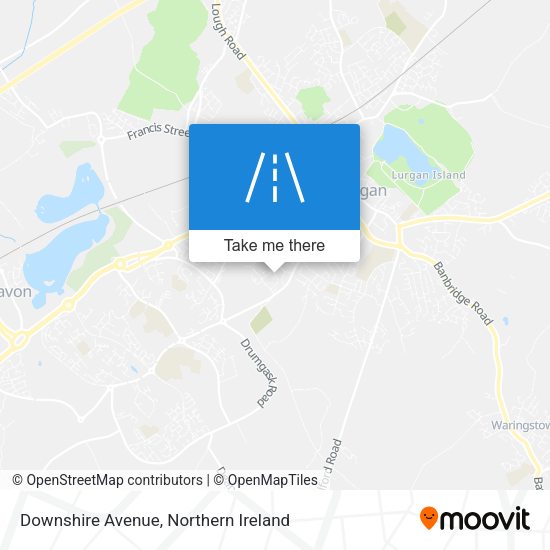 Downshire Avenue map