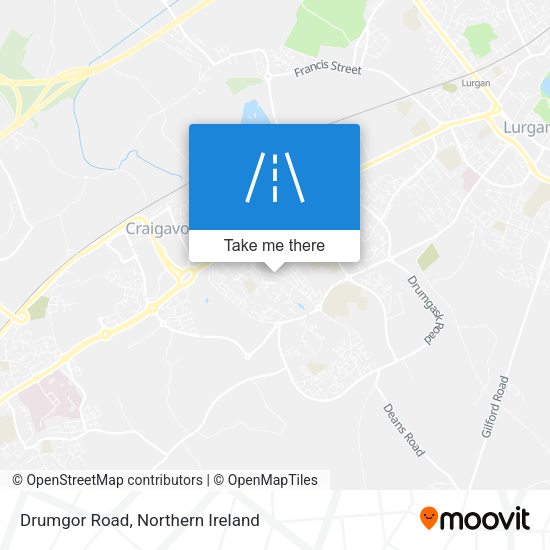 Drumgor Road map