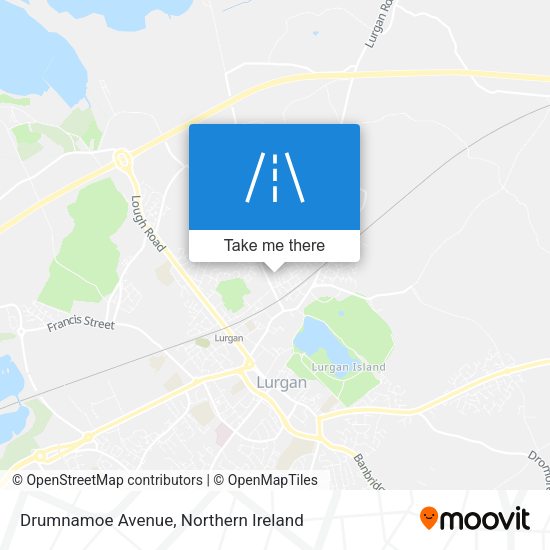 Drumnamoe Avenue map
