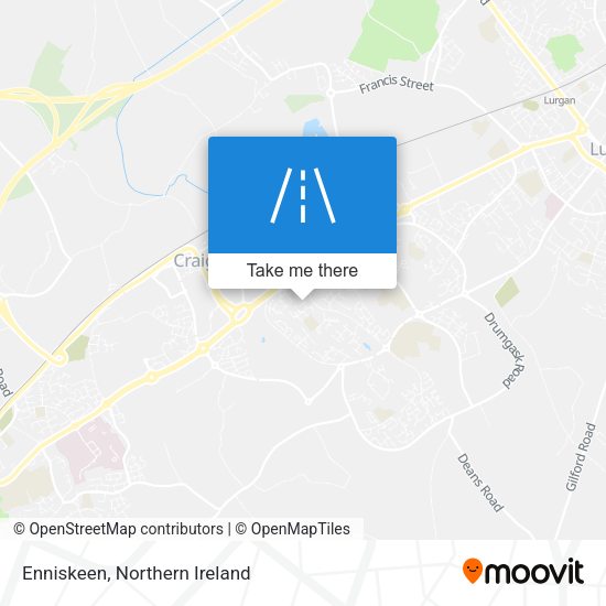 Enniskeen map