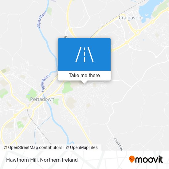 Hawthorn Hill map