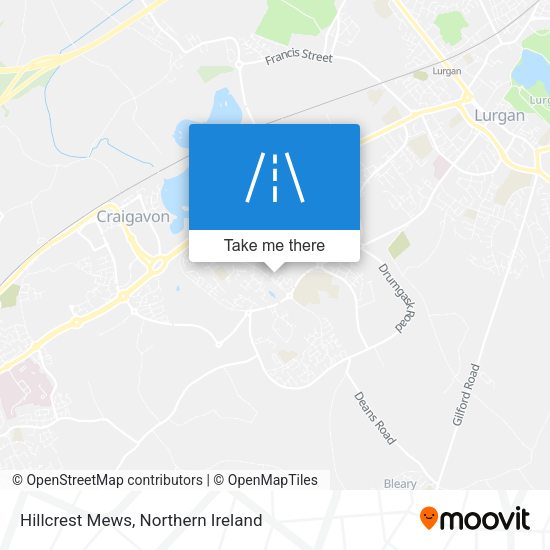 Hillcrest Mews map