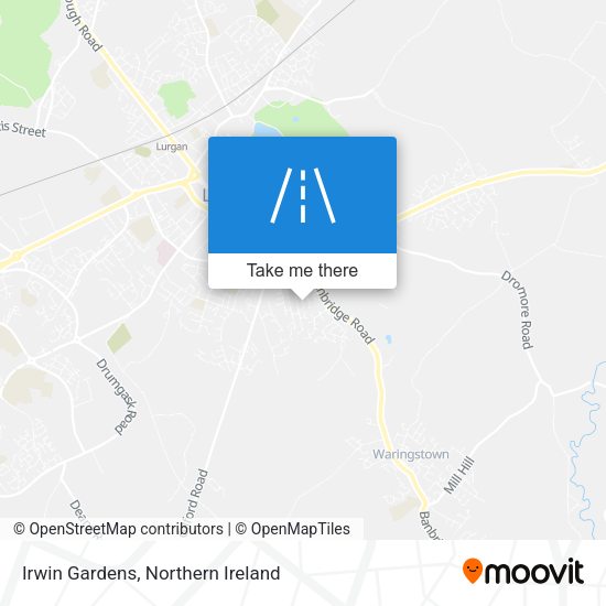 Irwin Gardens map