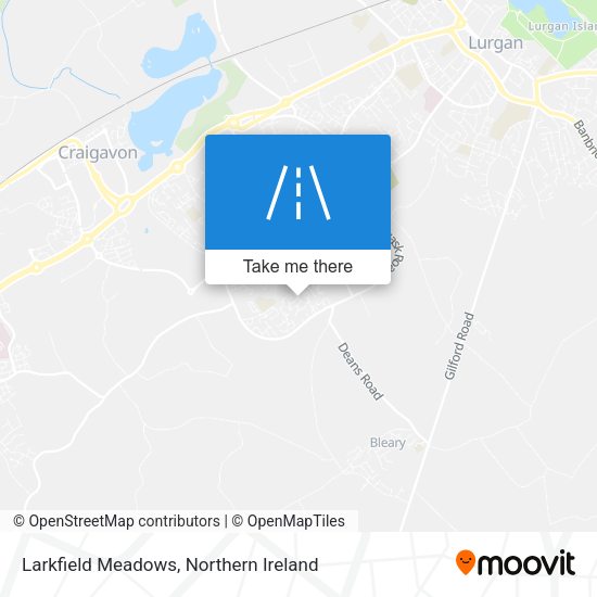 Larkfield Meadows map