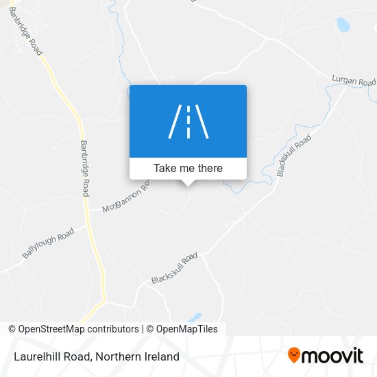 Laurelhill Road map