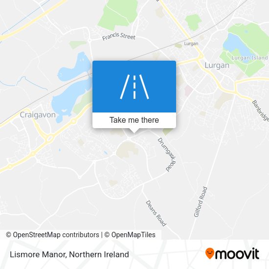 Lismore Manor map