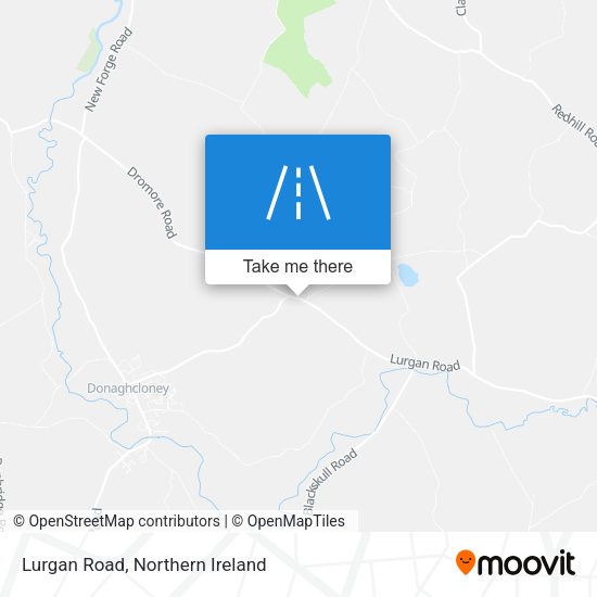 Lurgan Road map