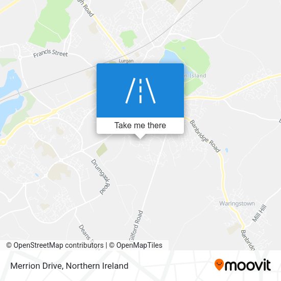 Merrion Drive map