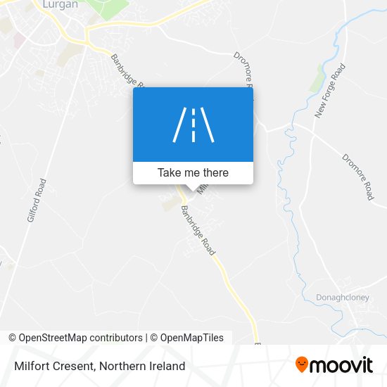 Milfort Cresent map