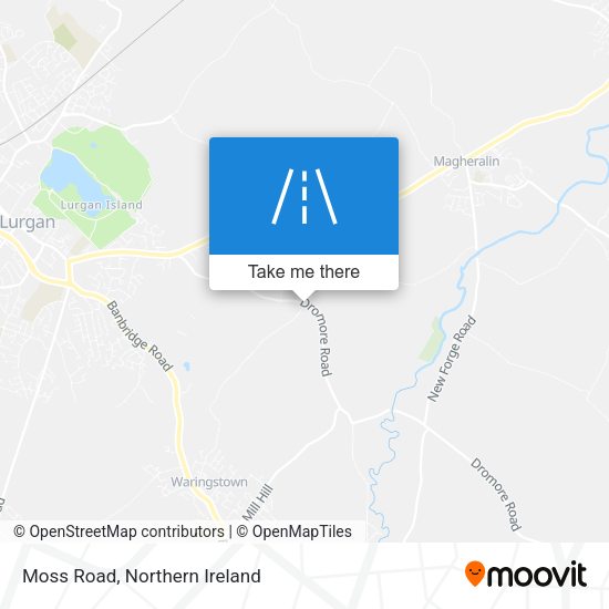 Moss Road map