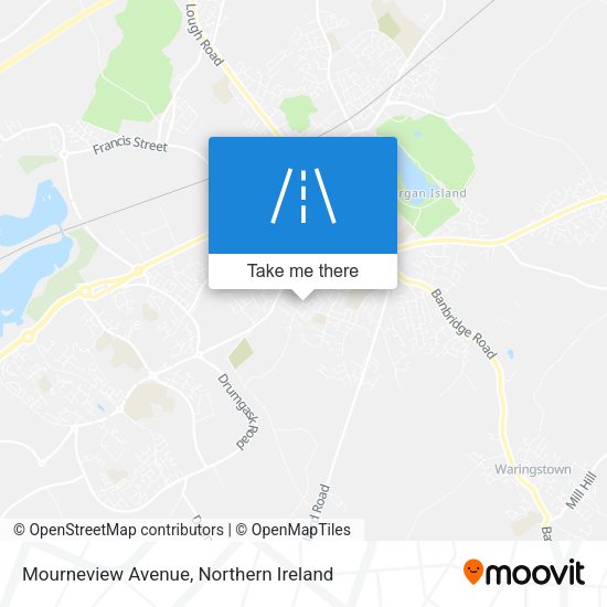 Mourneview Avenue map