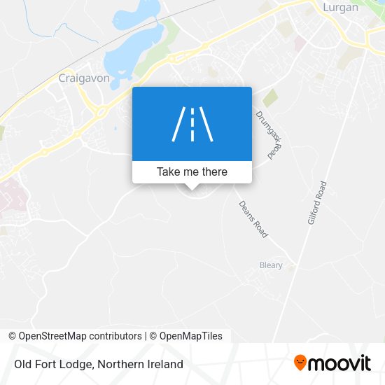 Old Fort Lodge map