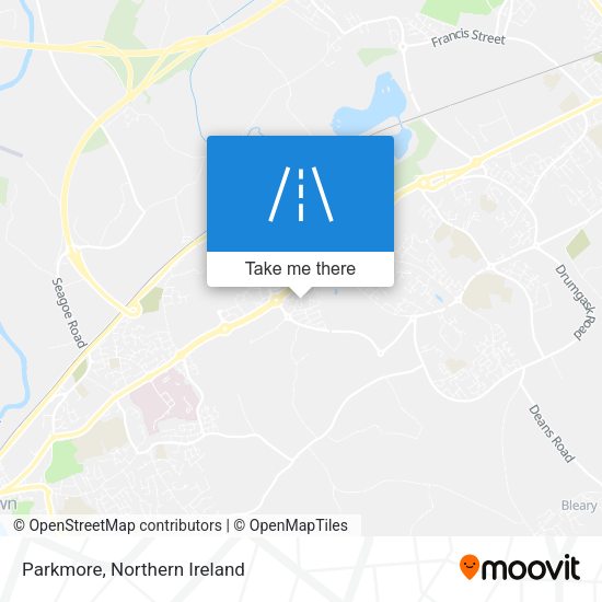 Parkmore map