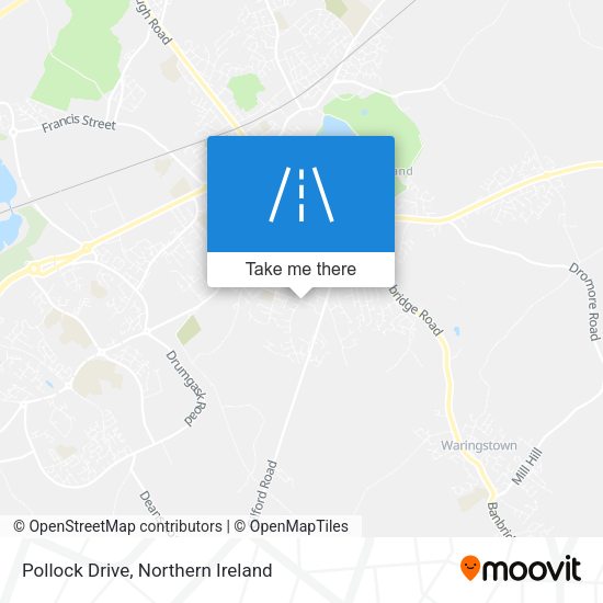 Pollock Drive map