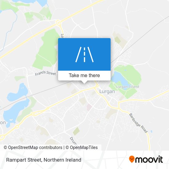 Rampart Street map