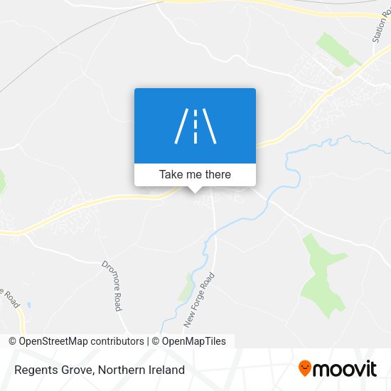Regents Grove map