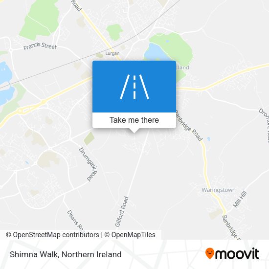 Shimna Walk map