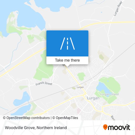 Woodville Grove map