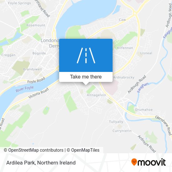 Ardilea Park map