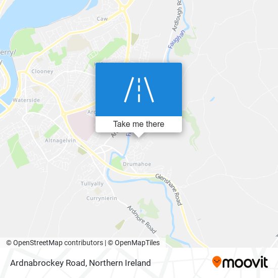 Ardnabrockey Road map