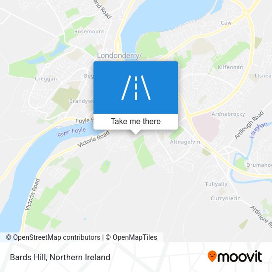Bards Hill map
