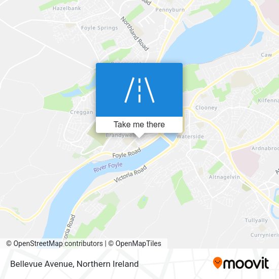Bellevue Avenue map