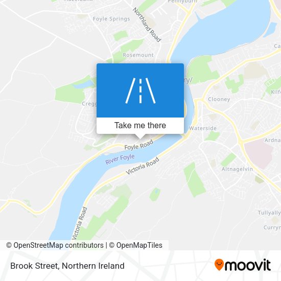 Brook Street map