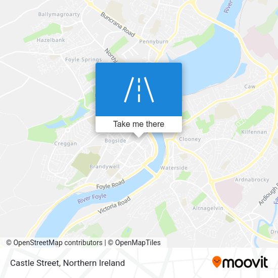 Castle Street map