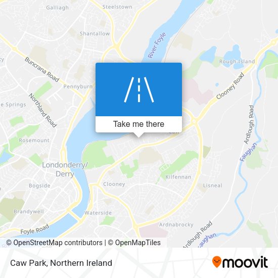 Caw Park map