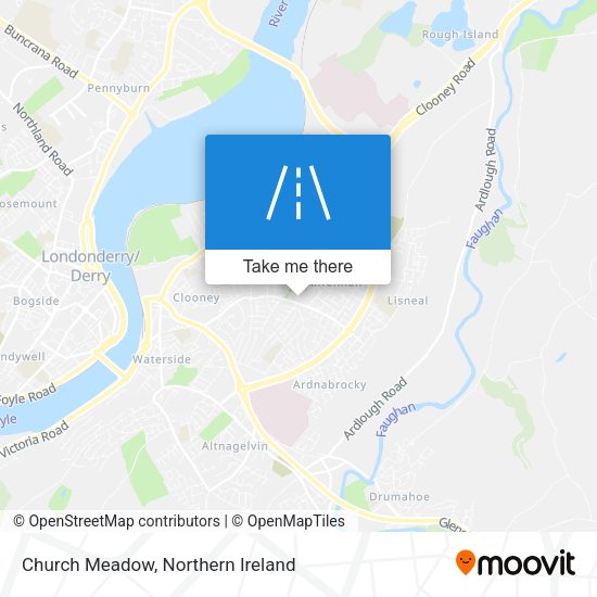 Church Meadow map