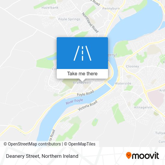 Deanery Street map