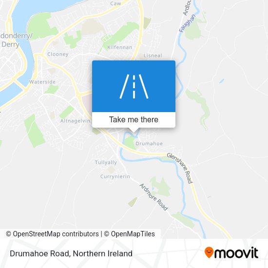 Drumahoe Road map