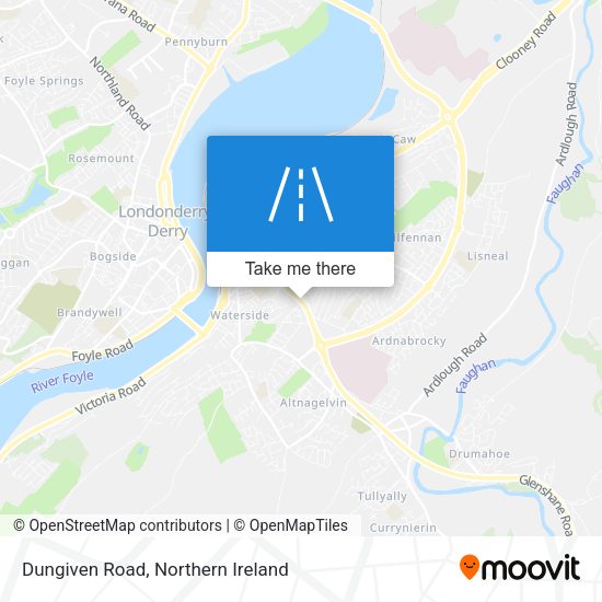Dungiven Road map