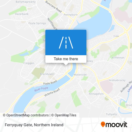 Ferryquay Gate map