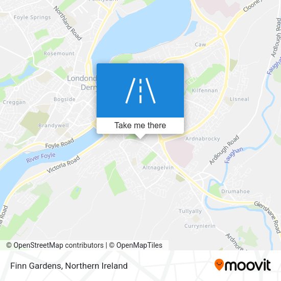 Finn Gardens map
