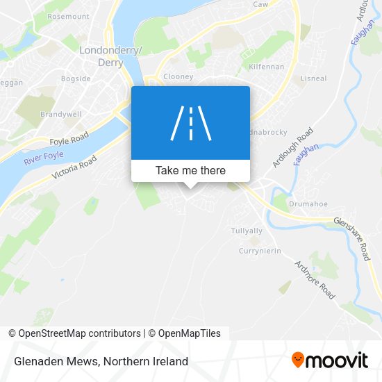 Glenaden Mews map