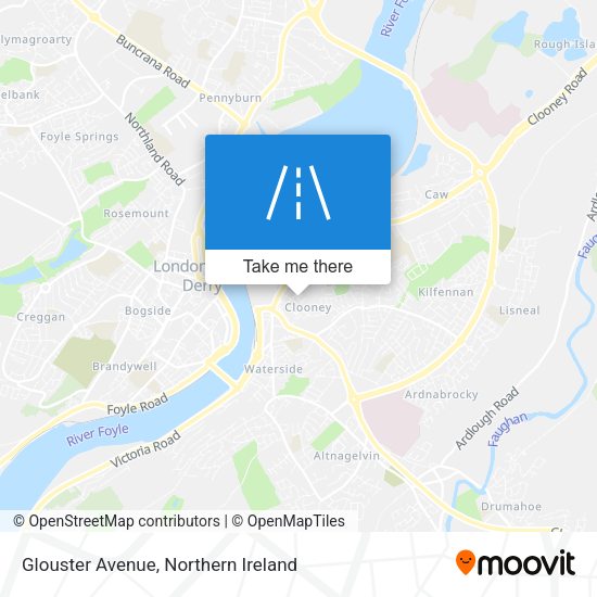Glouster Avenue map