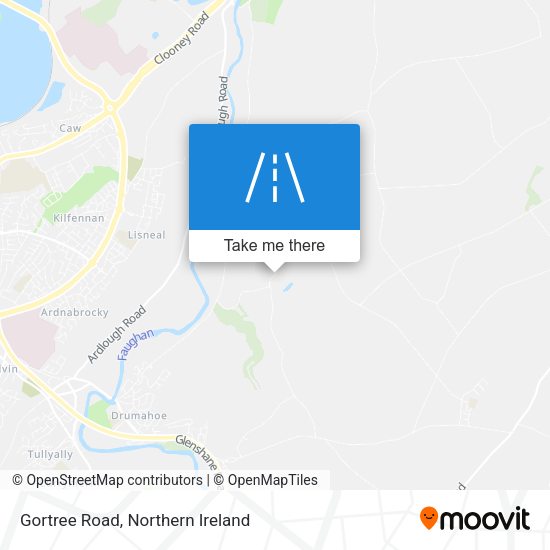 Gortree Road map