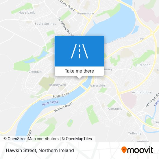 Hawkin Street map