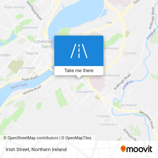 Irish Street map