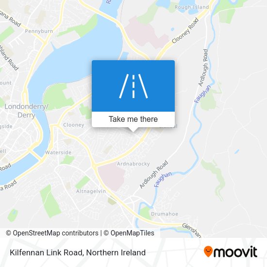 Kilfennan Link Road map