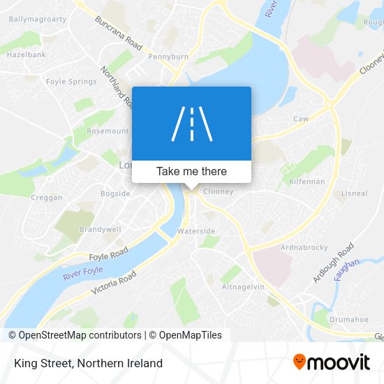King Street map