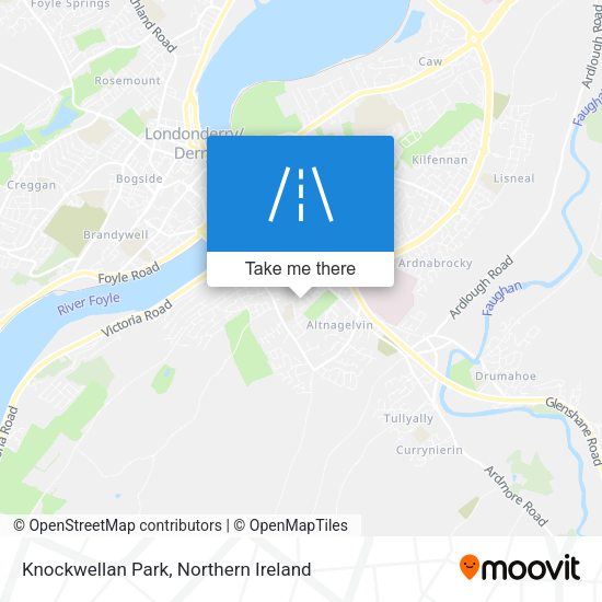 Knockwellan Park map