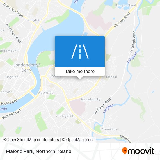 Malone Park map