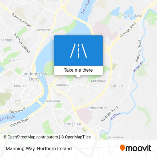 Manning Way map