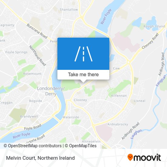 Melvin Court map