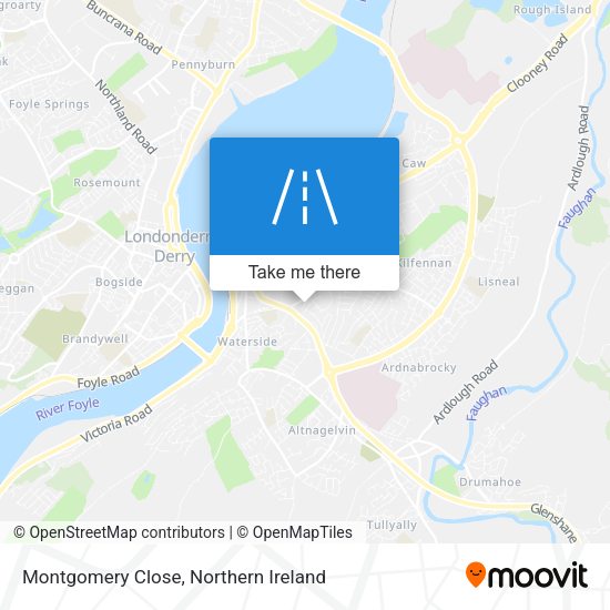 Montgomery Close map