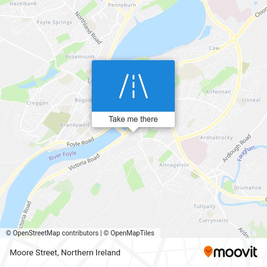 Moore Street map